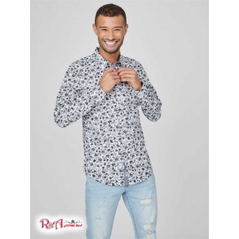 Чоловіча Сорочка (Woodrow Floral Shirt) 58452-01 Pure Білий Мульті