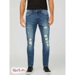 Мужские Джинсы GUESS Factory (Eco Jaxson Distressed Skinny Jeans) 58332-01 Medium Destroyed