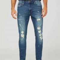 Мужские Джинсы (Eco Jaxson Distressed Skinny Jeans) 58332-01 Medium Destroyed
