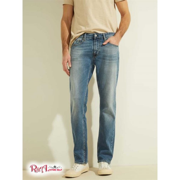 Мужские Джинсы GUESS (Regular Straight Faded Jeans) 55722-01 Everett Wash