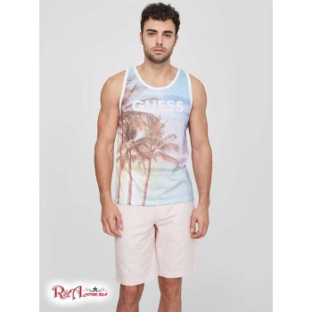 Чоловічий Танк (Tepper Beach Tank Top) 63992-01 Чистий Білий Мульти