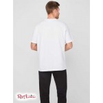 Мужская Футболка GUESS Factory (Harvey Embroidered Logo Tee) 53812-01 Pure Белый