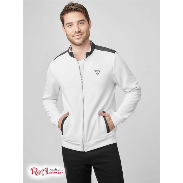 Чоловіча Куртка GUESS Factory (Sheldon Zip-Up Jacket) 58302-01 Чистий Білий Чоловіча Куртка GUESS Factory (Sheldon Zip-Up Jacket) 58302-01 Чистий Білий