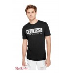 Мужская Футболка GUESS Factory (Greg Logo Tee) 37472-01 Реактивний Черный