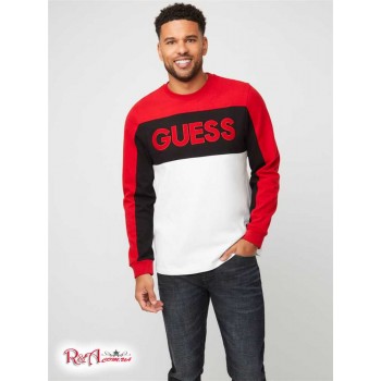 Чоловічий Пуловер (Akron Color-Block Logo Pullover) 37262-01 Pure Білий