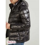 Мужская Куртка GUESS (Anthony Logo Puffer Jacket) 59782-01 Реактивний Черный Мульти