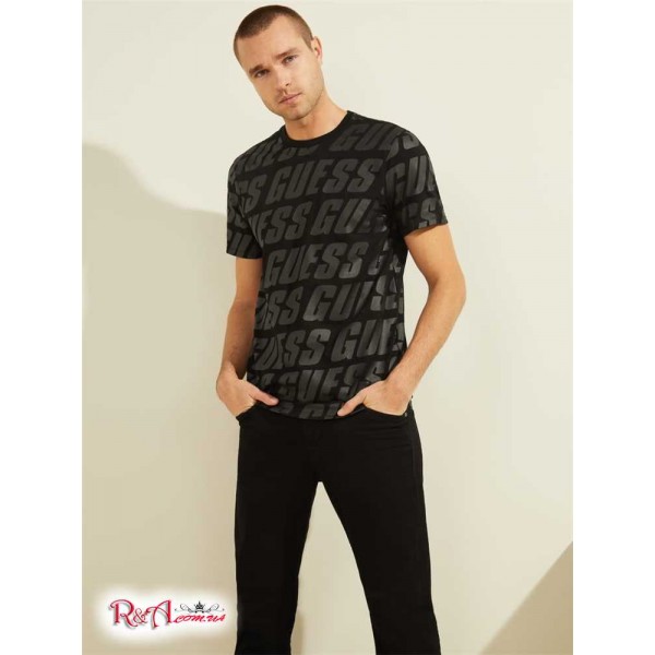 Чоловіча Футболка GUESS (Logo Tee) 59452-01 Jet Black
