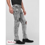 Мужские Джинсы GUESS Factory (Archie Modern Skinny Jeans) 63832-01 Черная Кислота С Уничтожением