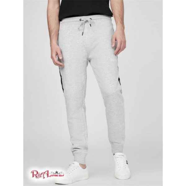 Мужские Джоггеры GUESS Factory (Lark Logo Joggers) 63752-01 Светлый Melange Серый