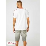 Чоловіча Футболка GUESS Factory (Hyatt Logo Tape Tee) 63942-01 Pure Білий