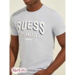 Чоловіча Футболка GUESS (Logo Tee) 59542-01 Dust Світлий Синій