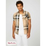 Чоловіча Сорочка GUESS Factory (Hertz Plaid Shirt) 63902-01 Чистий Білий Мульти
