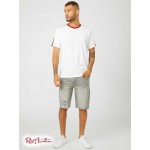 Чоловіча Футболка GUESS Factory (Hyatt Logo Tape Tee) 63942-01 Pure Білий