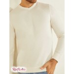 Мужской Свитер GUESS (Esmere Wool-Blend V-Neck Sweater) 59492-01 Пломбир Белый