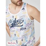 Чоловічий Танк GUESS Factory (Sonny Tank) 64183-01 Pure Білий Мульті