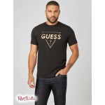 Чоловіча Футболка GUESS Factory (Lenny Logo Tee) 58373-01 Реактивний Чорний