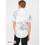 Мужская Рубашка GUESS Factory (Ernie Printed Shirt) 53823-01 Pure Белый