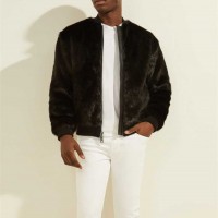 Чоловічий Бомбер (Oversize Faux-Fur Bomber) 64773-01 Jet Black Чоловічий Бомбер (Oversize Faux-Fur Bomber) 64773-01 Jet Black