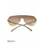 Мужские Солнцезащитные Очки GUESS Factory (Rimless Shield Sunglasses) 64063-01 Серебряный W/ Желтый