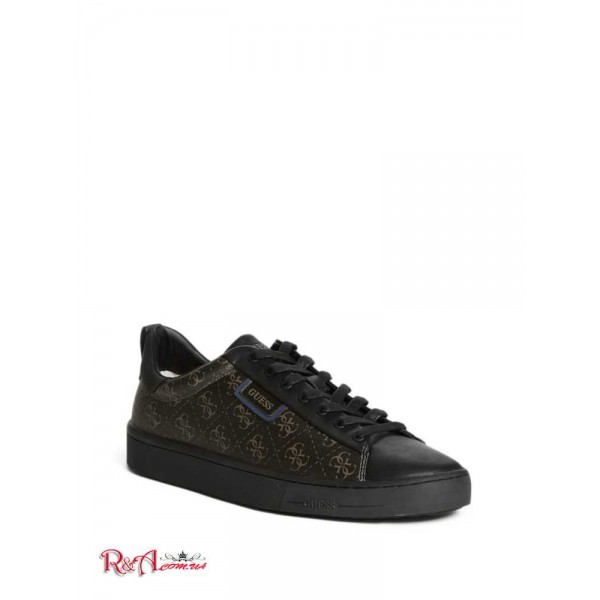 Мужские Сникерсы GUESS (Vice Logo Low-Top Sneakers) 60153-01 Черный