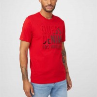 Чоловіча Футболка (Bruer Embossed Logo Tee) 63803-01 Rugby Червоний