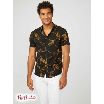 Чоловіча Сорочка (Bannon Printed Shirt) 63933-01 Реактивний Чорний