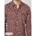 Мужская Рубашка GUESS Factory (Don Floral Shirt) 63793-01 Вино