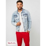 Чоловіча Куртка GUESS Factory (Harold Hooded Denim Jacket) 63783-01 Світлий WПопелясто-Сірий