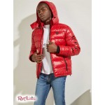 Мужская Куртка GUESS (Anthony Logo Puffer Jacket) 59783-01 Chili Красный