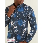 Чоловіча Сорочка GUESS (Luxe Camelia Cascade Shirt) 59553-01 Каскад Camelia Blue