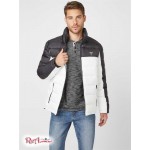 Мужская Куртка GUESS Factory (Arvin Color-Block Puffer Jacket) 53683-01 Pure Белый