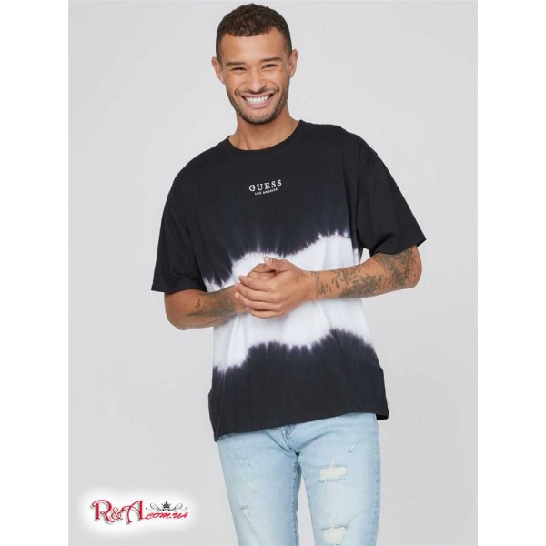 Чоловіча Футболка GUESS Factory (Lopez Tie-Dye Tee) 58513-01 Jet Black Multi