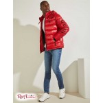 Мужская Куртка GUESS (Anthony Logo Puffer Jacket) 59783-01 Chili Красный