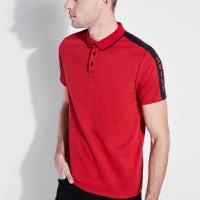 Чоловіче Поло (Pique Logo-Taping Polo) 41863-01 Chili Червоний