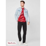Чоловіча Футболка GUESS Factory (Stan Logo Print Tee) 63823-01 Rugby Червоний