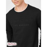 Мужской Лонгслив GUESS Factory (Kalico Logo Long-Sleeve Tee) 37253-01 Реактивний Черный