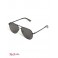 Мужские Солнцезащитные Очки (Textured Metal Aviator Sunglasses) 64053-01 Черный