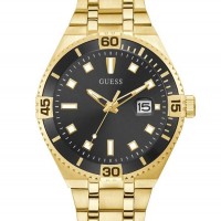 Мужские Часы (Gold-Tone and Black Analog Watch) 60023-01 Multi Мужские Часы (Gold-Tone and Black Analog Watch) 60023-01 Multi