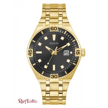Чоловічий Годинник (Gold-Tone and Black Analog Watch) 60023-01 Multi