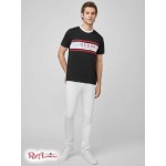 Мужская Футболка GUESS Factory (Bort Logo Tee) 58203-01 Реактивний Черный