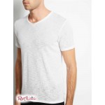 Мужская Футболка GUESS (Gauze V-Neck Tee) 41923-01 Pure Белый