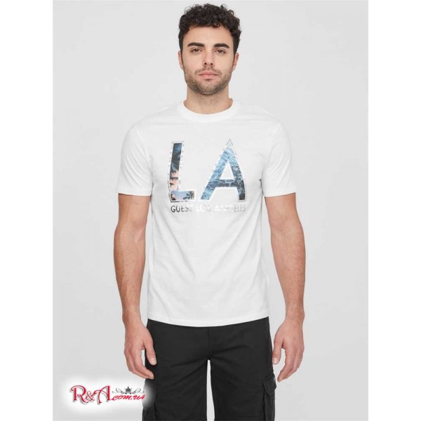 Чоловіча Футболка GUESS Factory (LA Tee) 63983-01 Чистий Білий