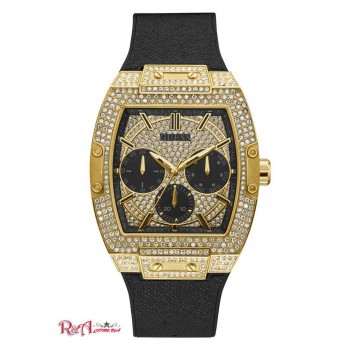 Чоловічий Годинник (Gold-Tone Crystal Multifunction Watch) 56223-01 Чорний