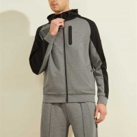 Чоловіче Худі (Stephen Color-Block Zip Hoodie) 64763-01 Середня Вугілля Верес