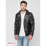 Чоловіча Куртка GUESS Factory (Shelly Faux-Leather Moto Jacket) 63763-01 Jet Black Чоловіча Куртка GUESS Factory (Shelly Faux-Leather Moto Jacket) 63763-01 Jet Black