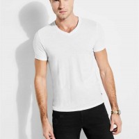 Мужская Футболка (Mason Yoke V-Neck Tee) 41903-01 Pure Белый