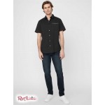 Чоловіча Сорочка GUESS Factory (Magnus Shirt) 64023-01 Реактивний Чорний
