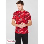 Чоловіча Футболка GUESS Factory (Stan Logo Print Tee) 63823-01 Rugby Червоний