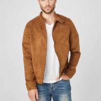 Чоловічий Бомбер (Sailor Faux-Suede Bomber Jacket) 58073-01 Верблюд Чоловічий Бомбер (Sailor Faux-Suede Bomber Jacket) 58073-01 Верблюд
