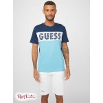 Чоловіча Футболка GUESS Factory (Lanley Logo Tee) 58463-01 Silk Синій